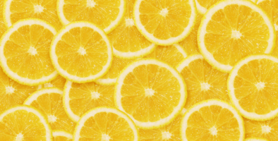 slices of lemon piled up