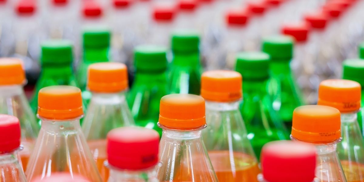 plastic bottles for soft drinks