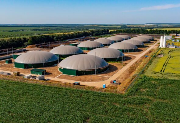 Modern biogas plant
